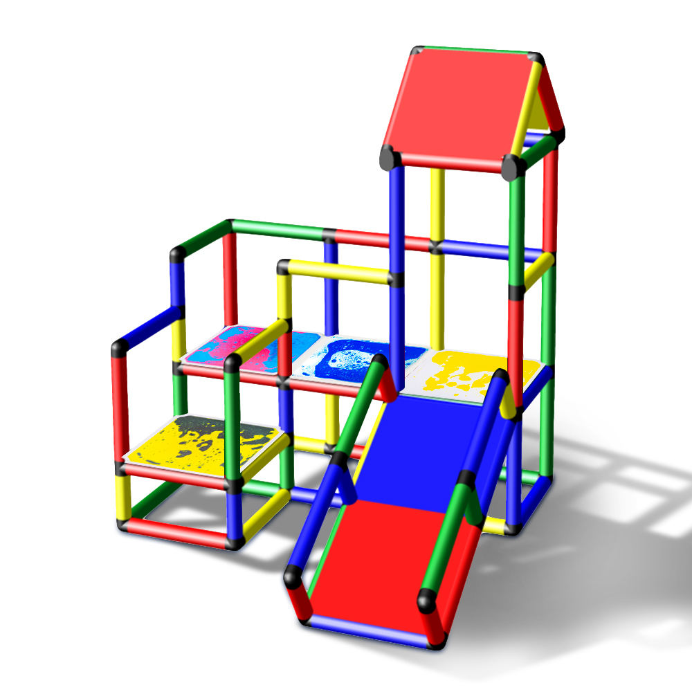 Children's Plastic Indoor/Outdoor Climbing Frame Sports Playground for Exercise Physical Outdoor Amusement Equipment