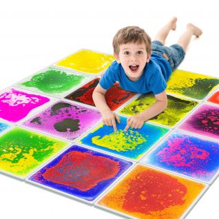 Sensory Liquid Tiles/ Filled Toys,Educational Toy,Sensory Toy