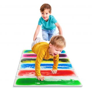 Kids Play Mat,Sensory Liquid Tiles/ Filled Toys,Sensory Toy